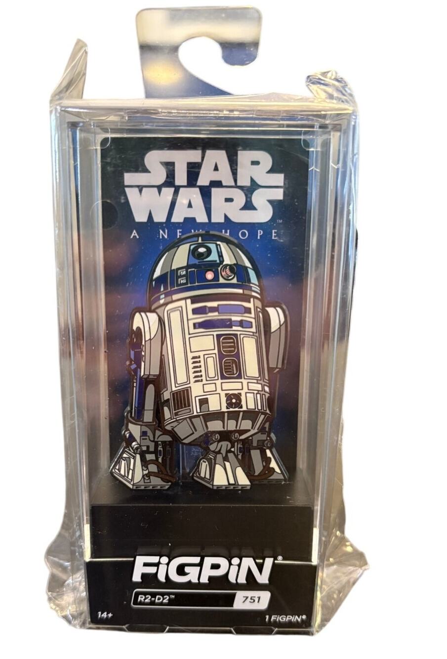 Star Wars A New Hope R2-D2 FigPin 751 BNWT